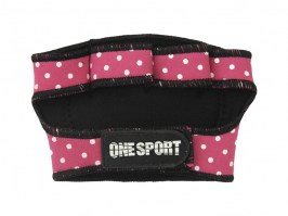 Luva Fitness Estampada Bolinha OSP10 Rosa5